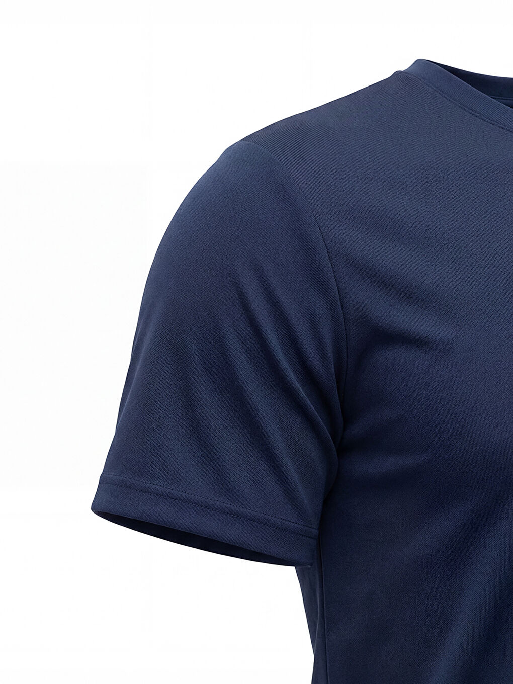 Lacivert Erkek Outdoor Activewear T-shirt-2