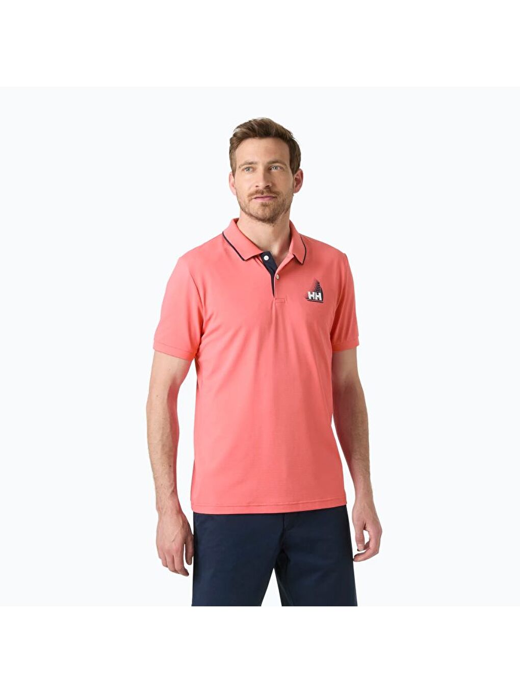 Pembe Helly Hp Figari Polo Erkek Yakalı Tişört HHA.34545.098-2