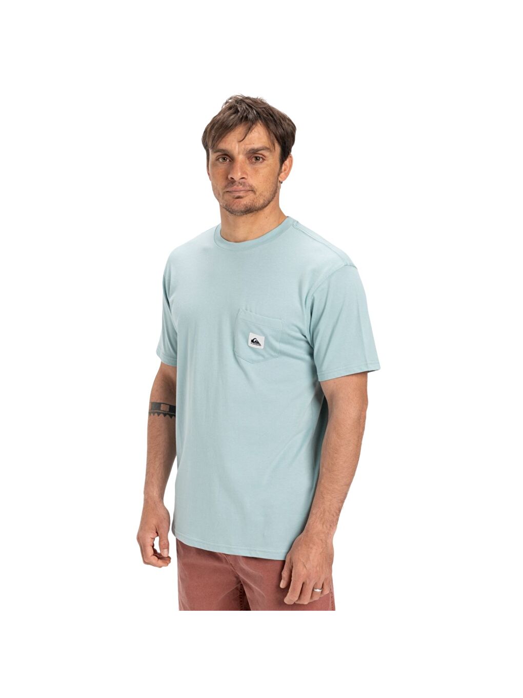 Turkuaz Salt Water Pocket Erkek Tişört-1
