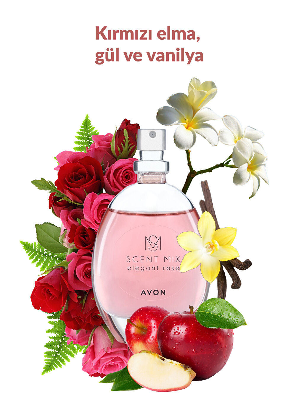 AVON Scent Mix Elegant Rose Kadın Parfüm ve Green Fougere Erkek Parfüm Paketi - 4
