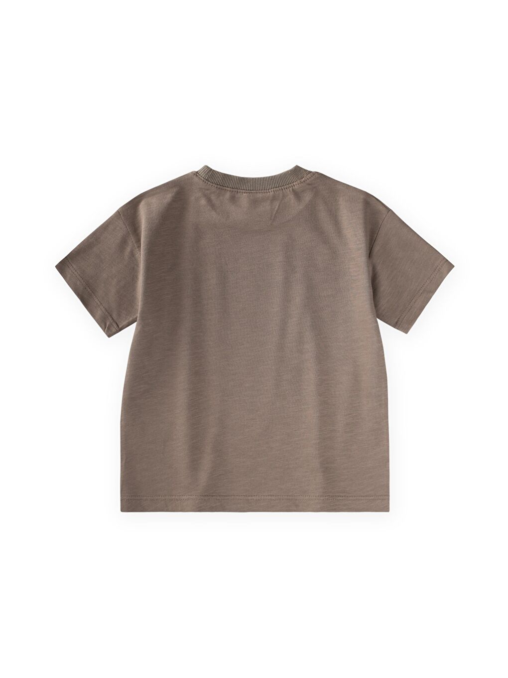 Bej Slogan Baskılı T-Shirt 2-10 Yaş Vizon-1