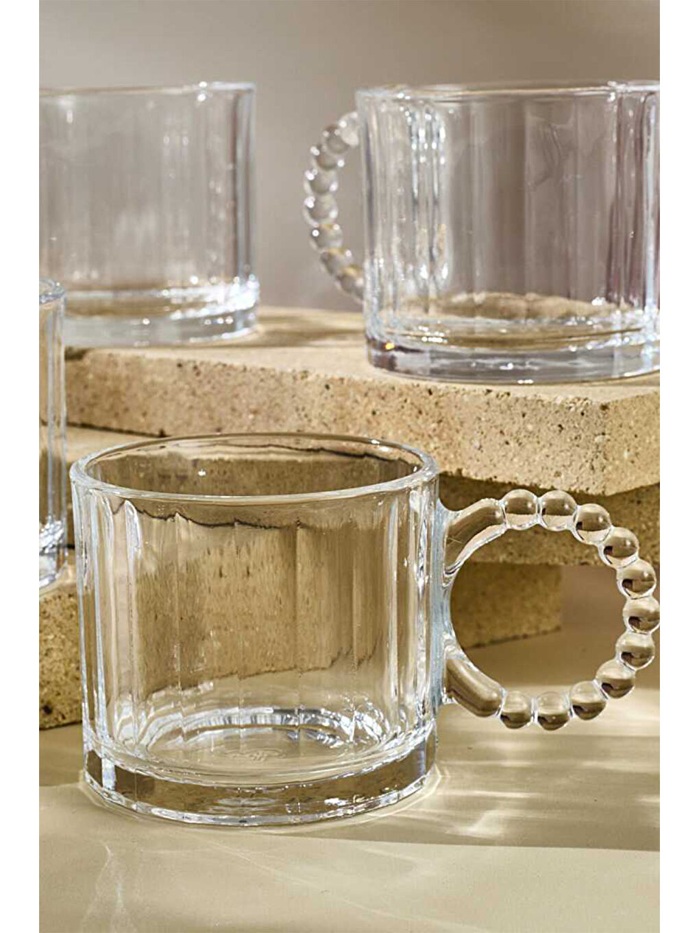 Renksiz 15920 Ringo Line 4lü Cam Kupa Takımı Bardak Seti 200 ml-2