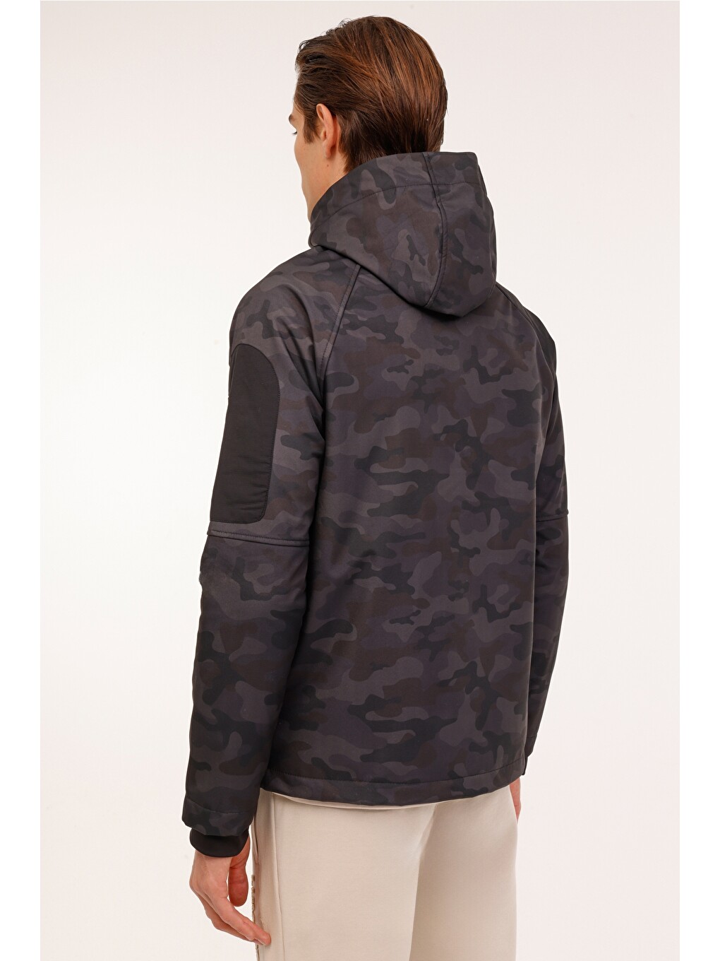Yeşil Ml Treys 5dc100 4pr Kamuflaj Rengi Erkek Softshell-1