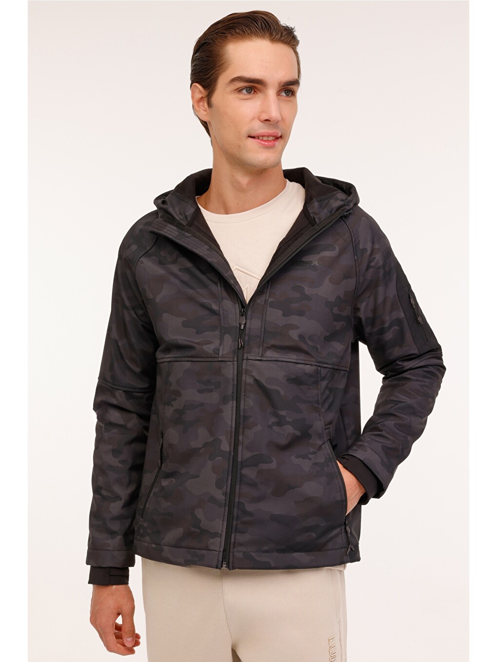 Yeşil Ml Treys 5dc100 4pr Kamuflaj Rengi Erkek Softshell-4