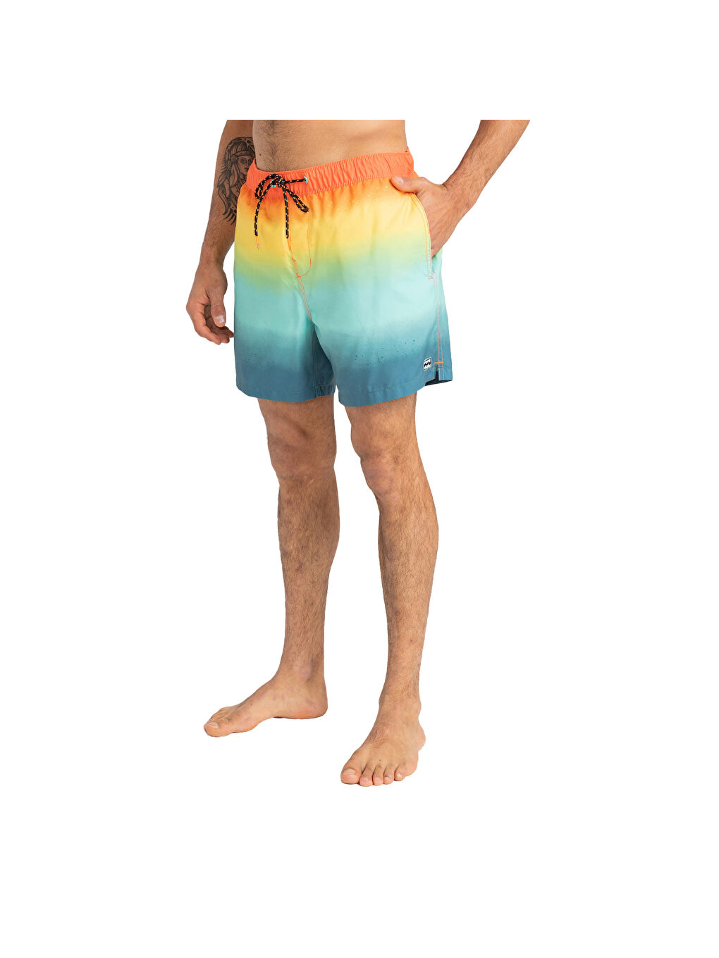 All Day Fade Lb Erkek Mavi Volley Short-2