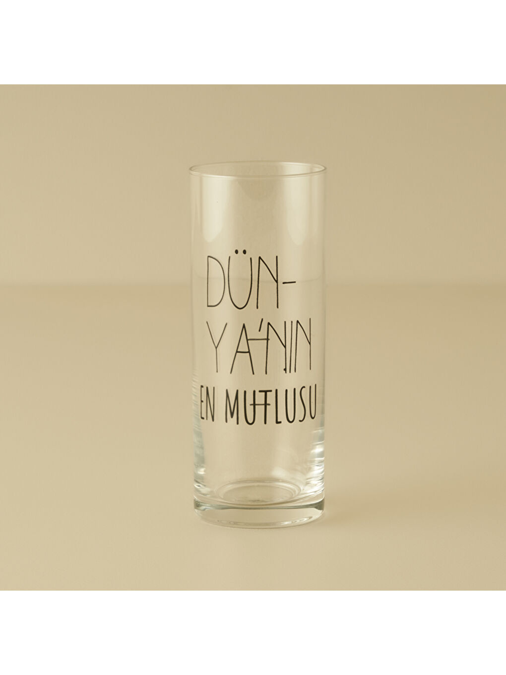 Happy 6 lı Bardağı Siyah  180 cc