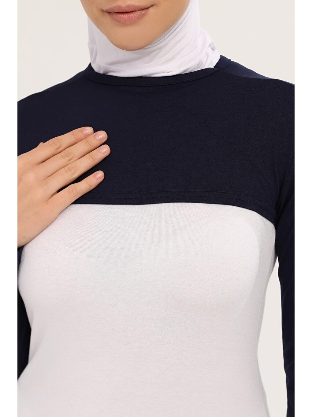 Lacivert Sıfır Yakalı Boyunluklu Kolluk-2