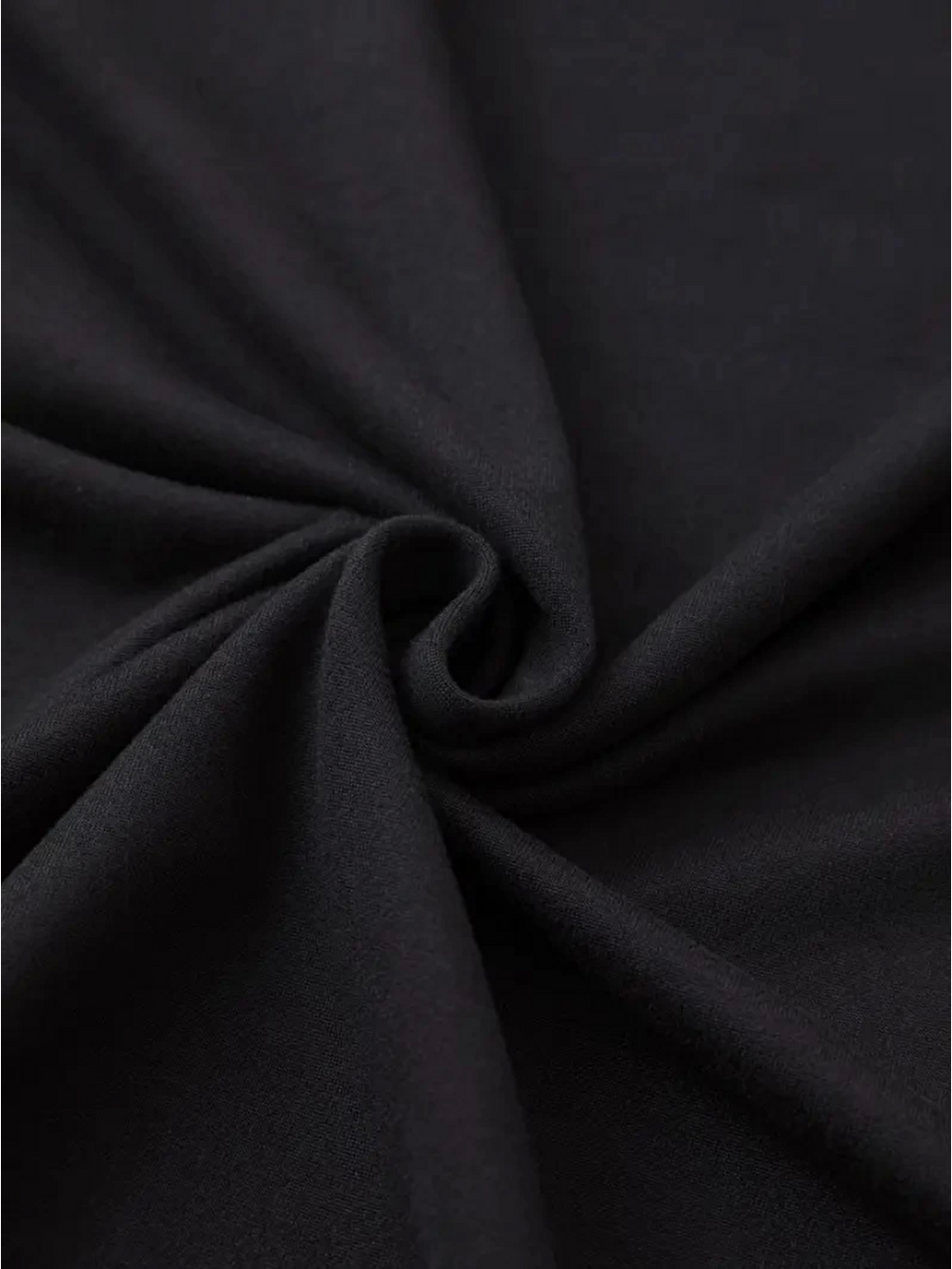 Baskılı Oversize Bisiklet Yaka T-shirt - Siyah-1