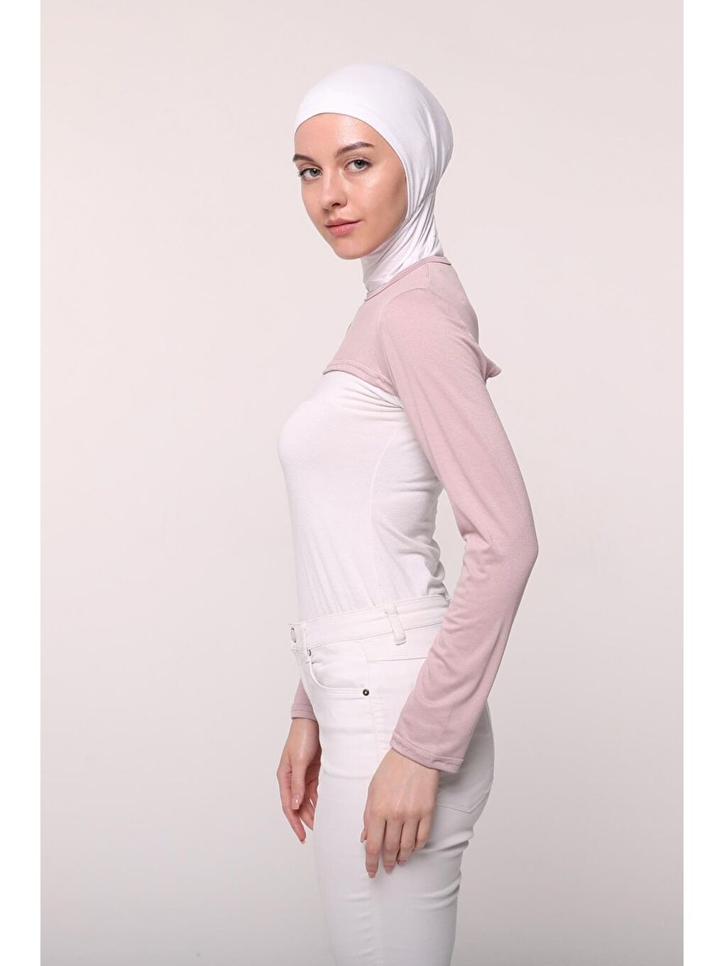 Altobeh Pembe Sıfır Yakalı Boyunluklu Kolluk - 4