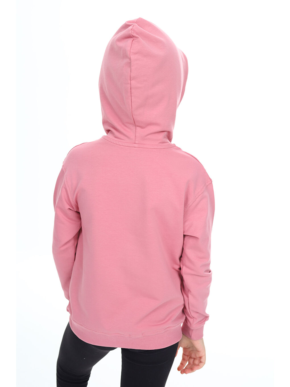Pembe Kız Çocuk Nakışlı Hırka-5