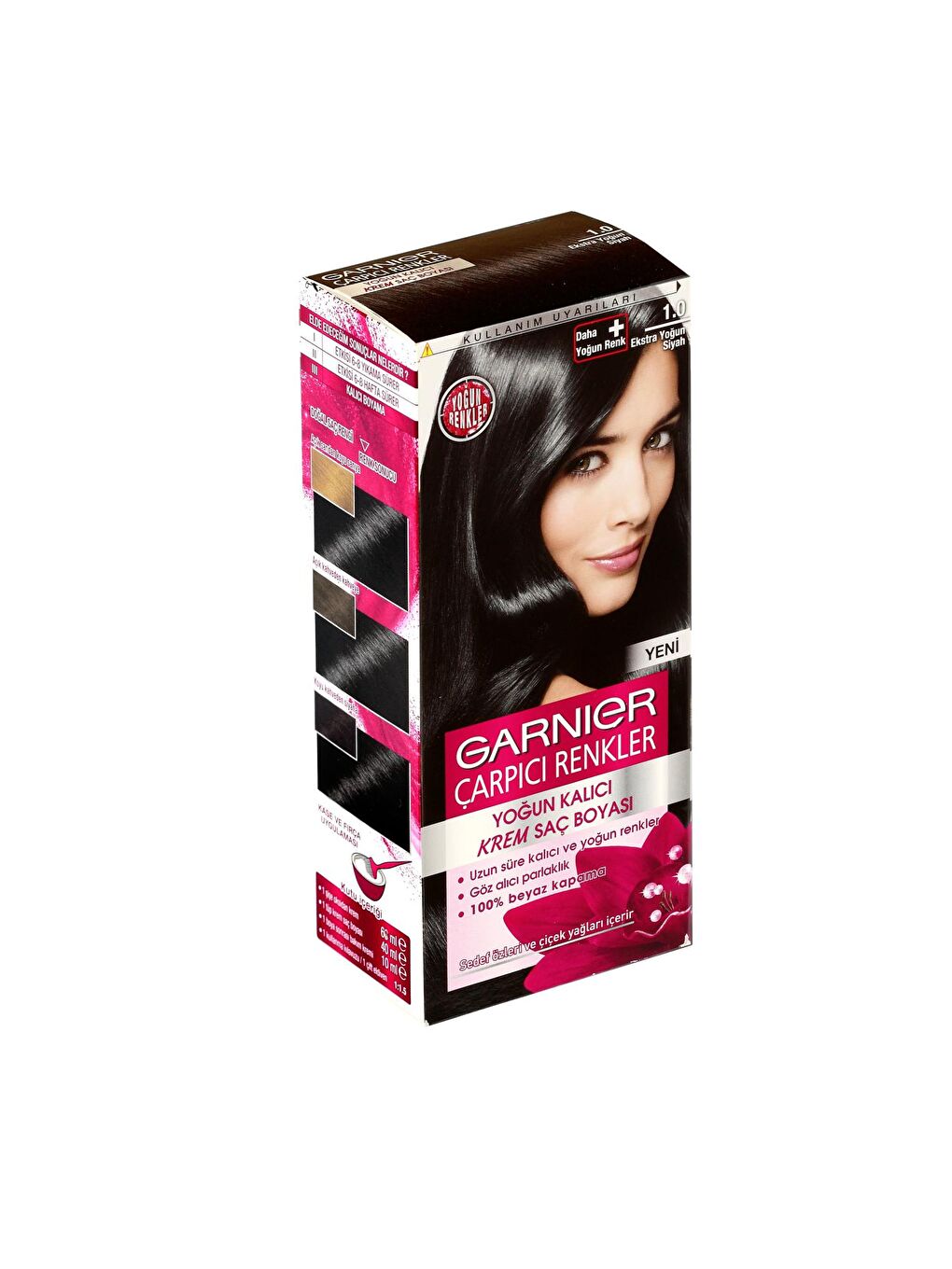 GARNIER Siyah Çarpıcı Renkler 1.0 Ekstra Yoğun Siyah - 4