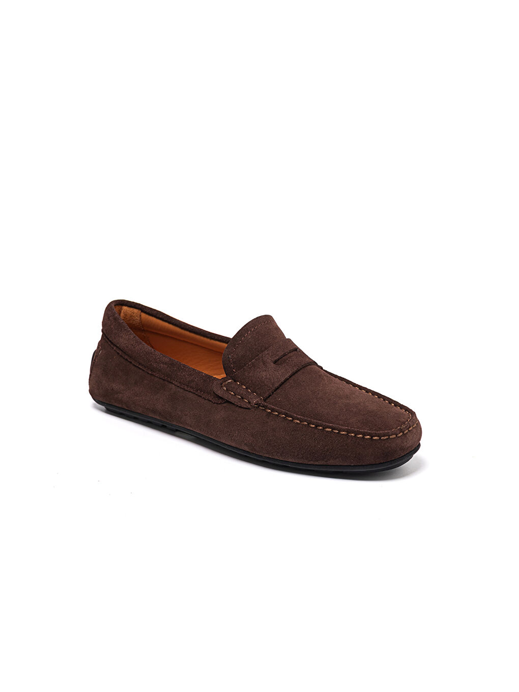 Kahverengi Erkek Loafer OG-570 Kahve Süet-1