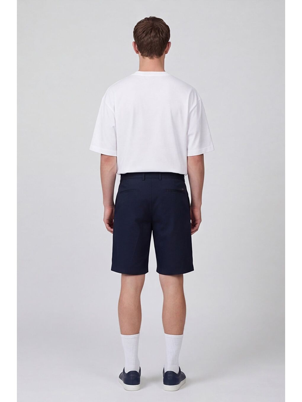 Koyu Lacivert Alonzo Erkek Şort-3