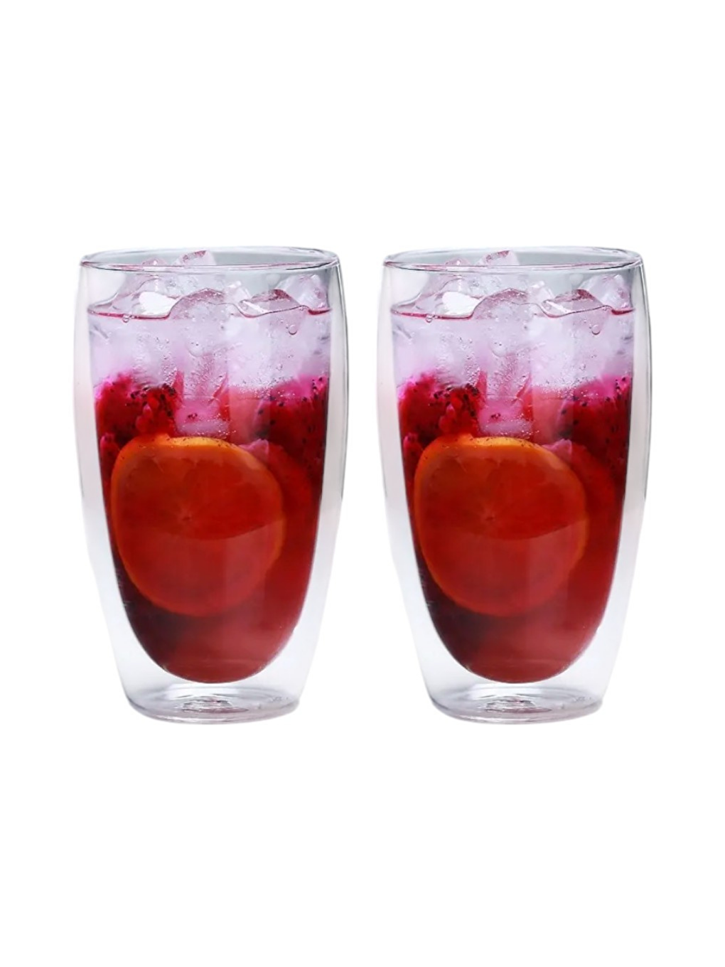 Renksiz Cidarlı Büyük 420 ml Bardak Seti 2 Adet 2773