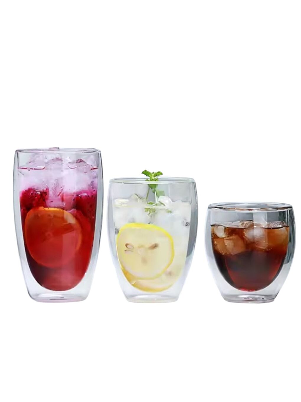 Renksiz Cidarlı Büyük 420 ml Bardak Seti 2 Adet 2773-1