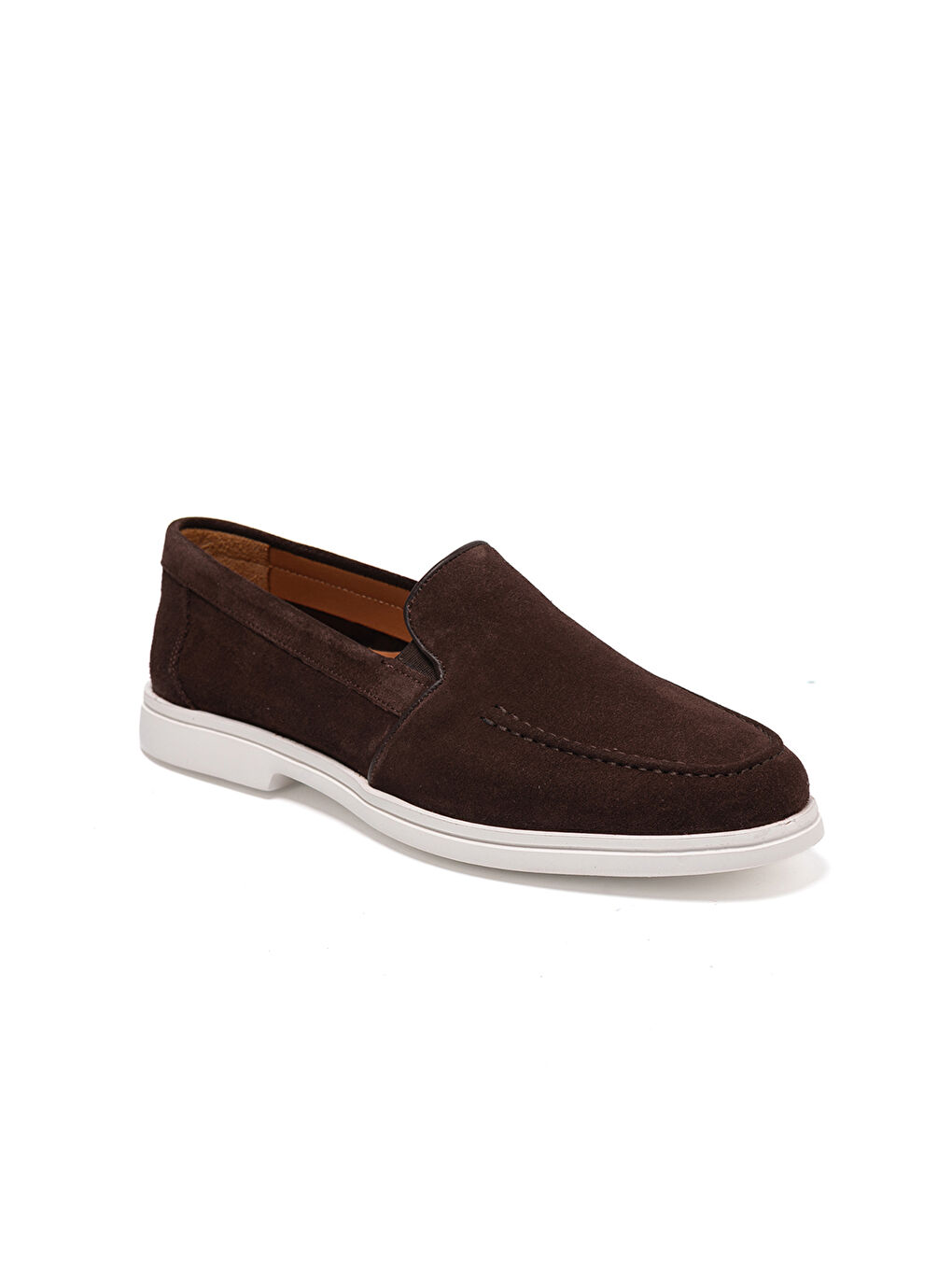 Kahverengi Erkek Loafer OG-481 Kahve Süet-1