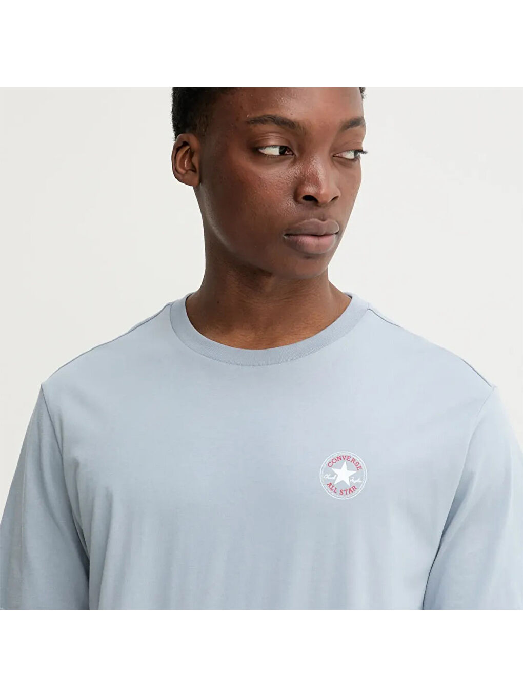 Go To Mini Patch Mavi Yuvarlak Yaka Tişört-3