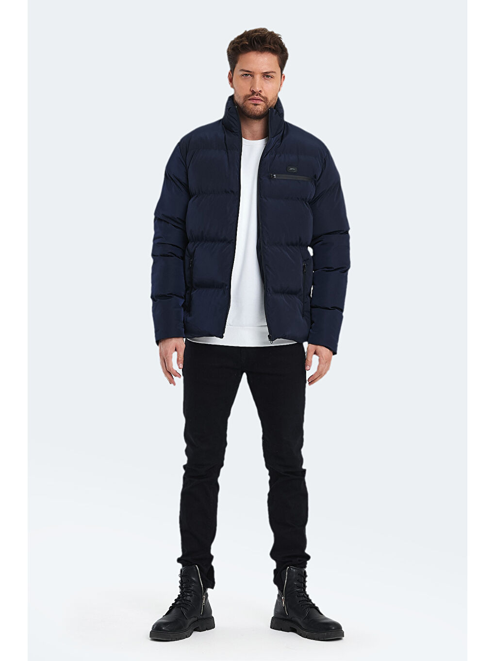 ZOMBIE I Erkek Mont & Kaban Lacivert-6