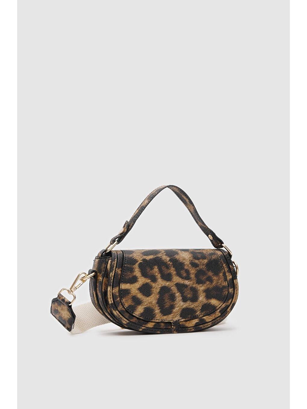 Karışık Blu Çapraz Çanta Leopar Desen-1