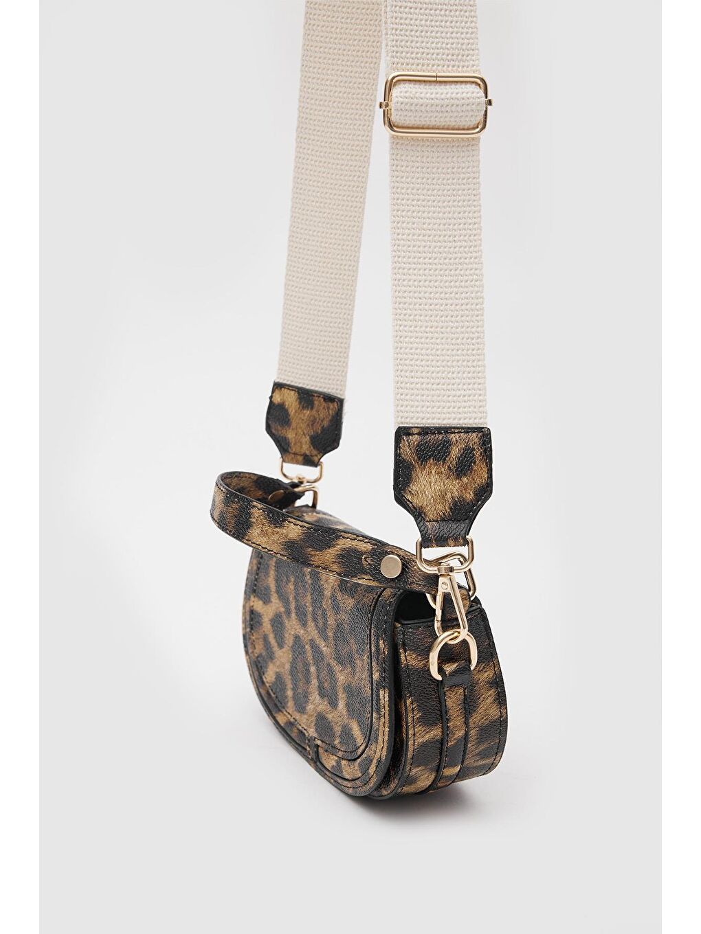 Karışık Blu Çapraz Çanta Leopar Desen-3