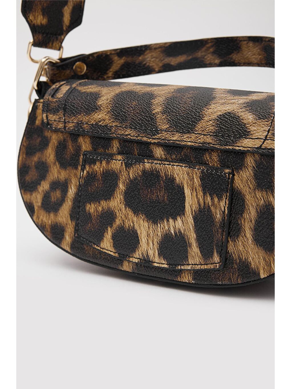 Karışık Blu Çapraz Çanta Leopar Desen-4