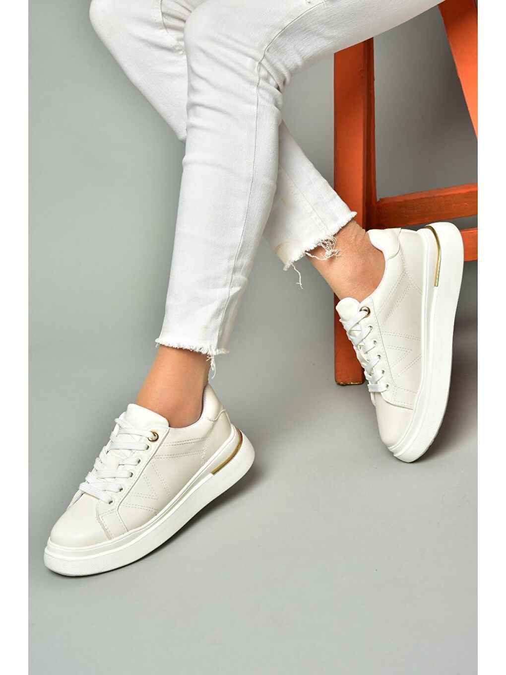 S9731110 Beyaz Kadın Sneakers-2