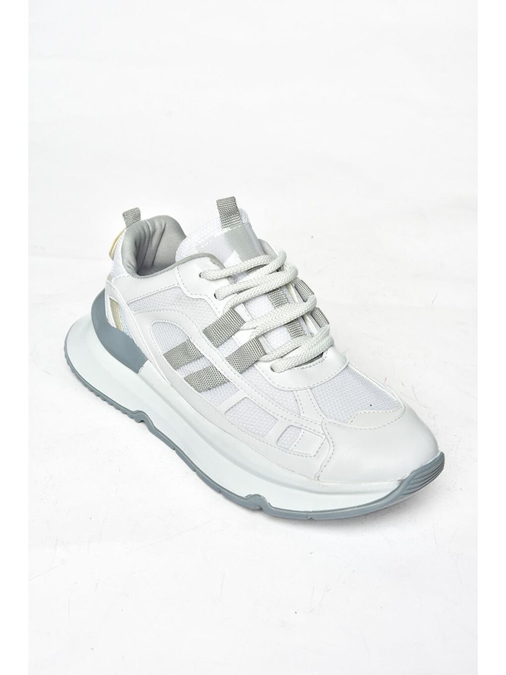 S9730176 Beyaz/Gri Kadın Sneakers-4