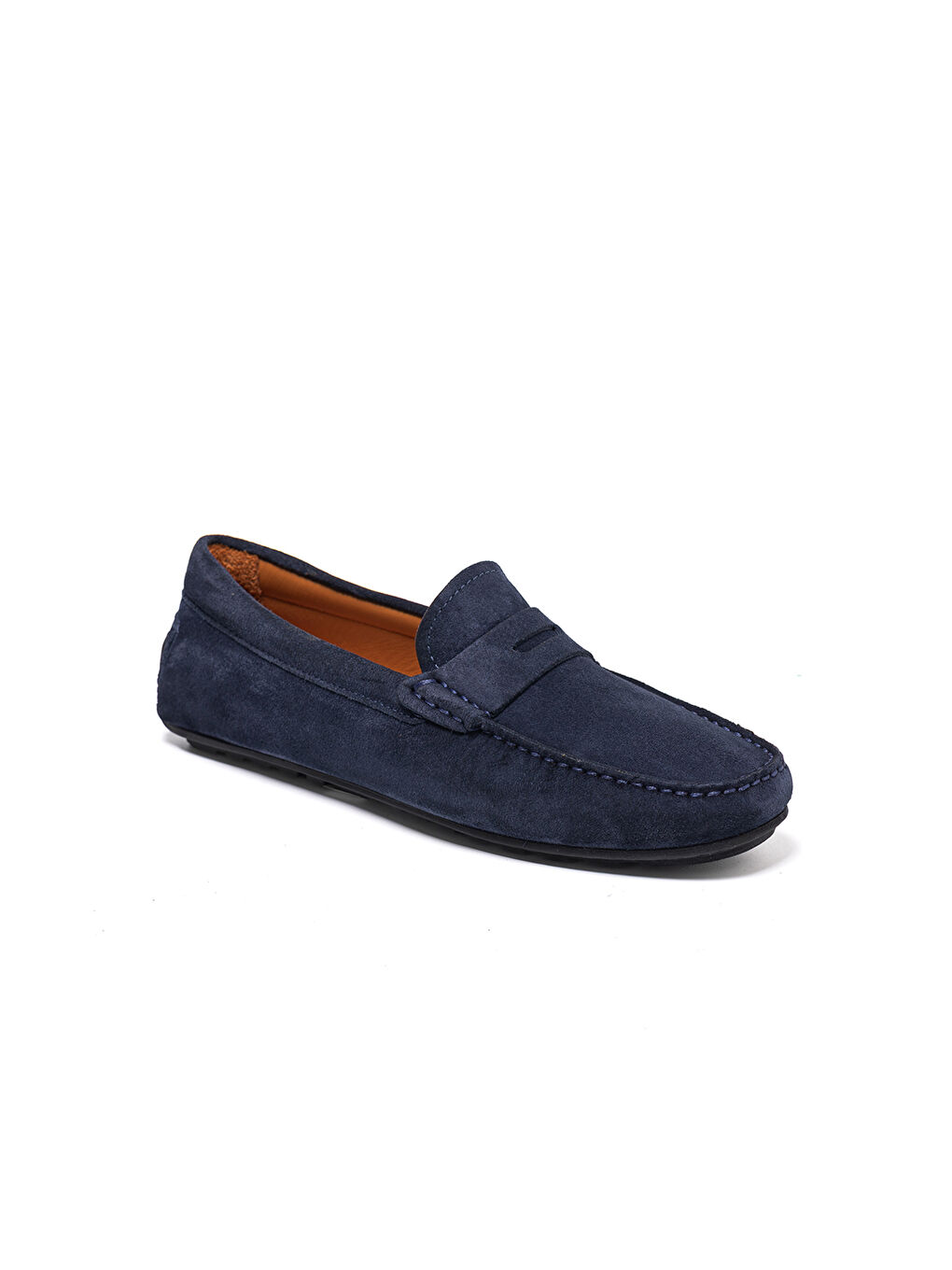 Lacivert Erkek Loafer OG-570 Laci Süet-1
