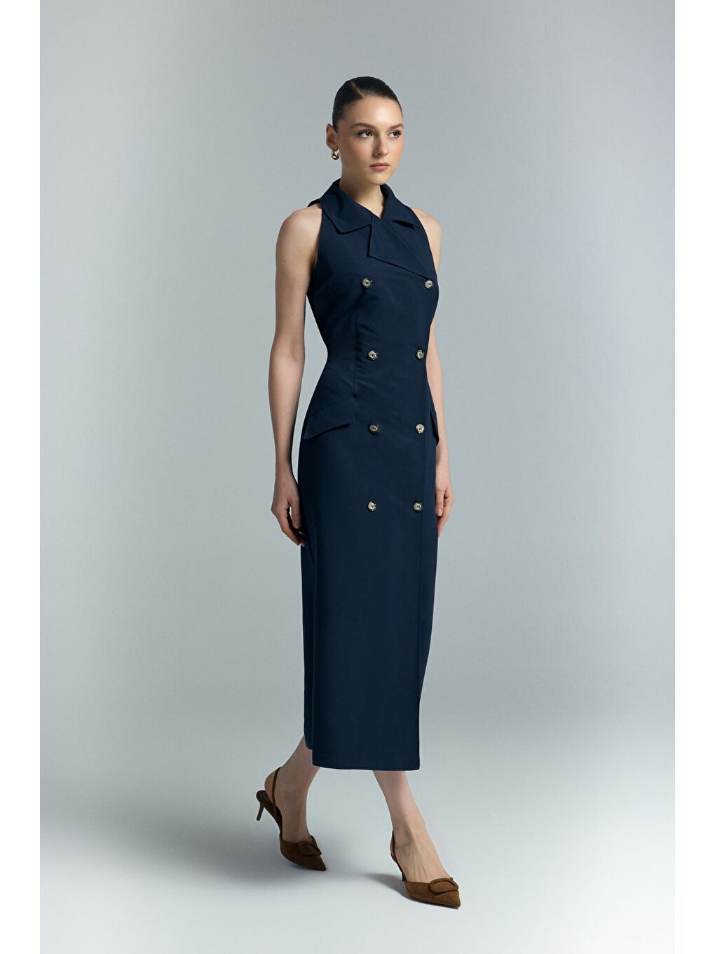 Jessi Elbise - Lacivert-1