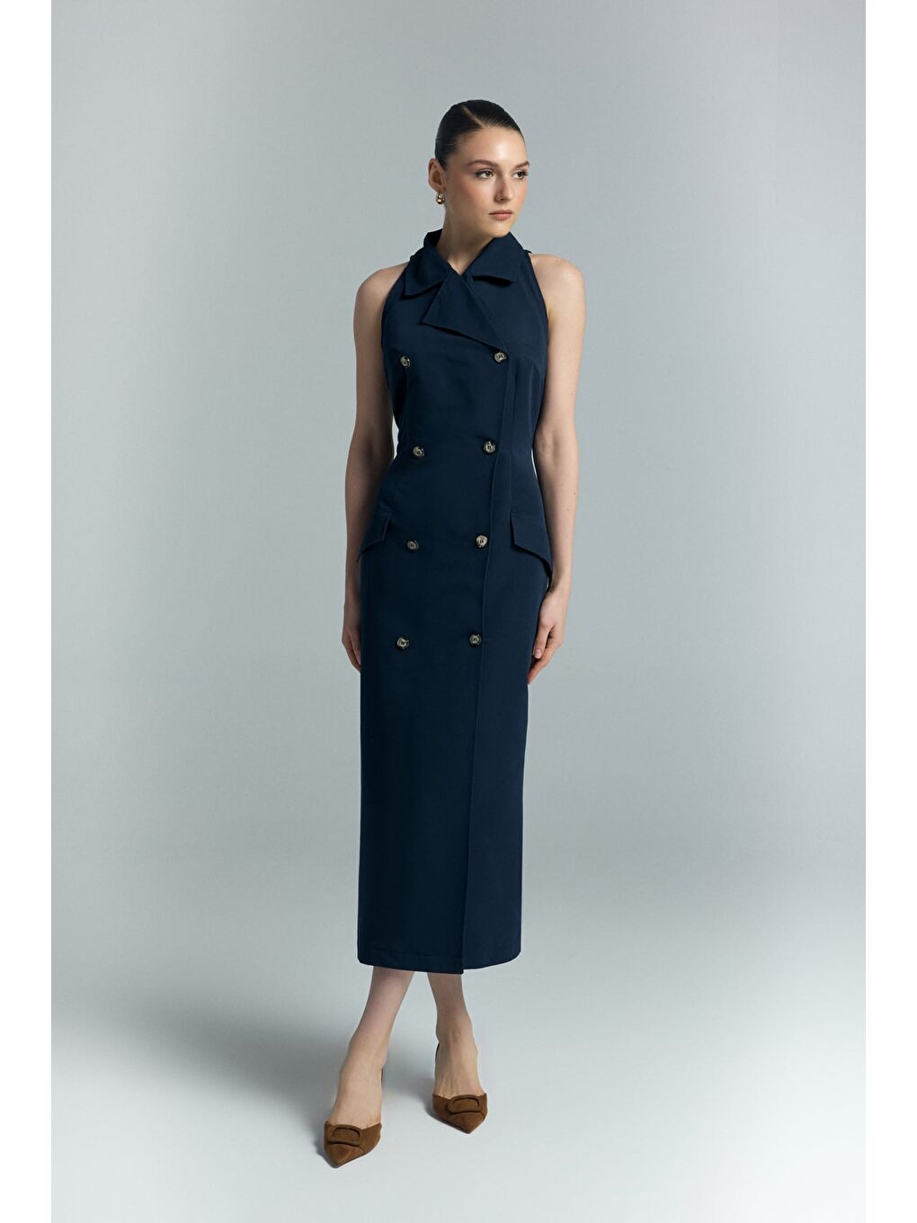 Jessi Elbise - Lacivert-3