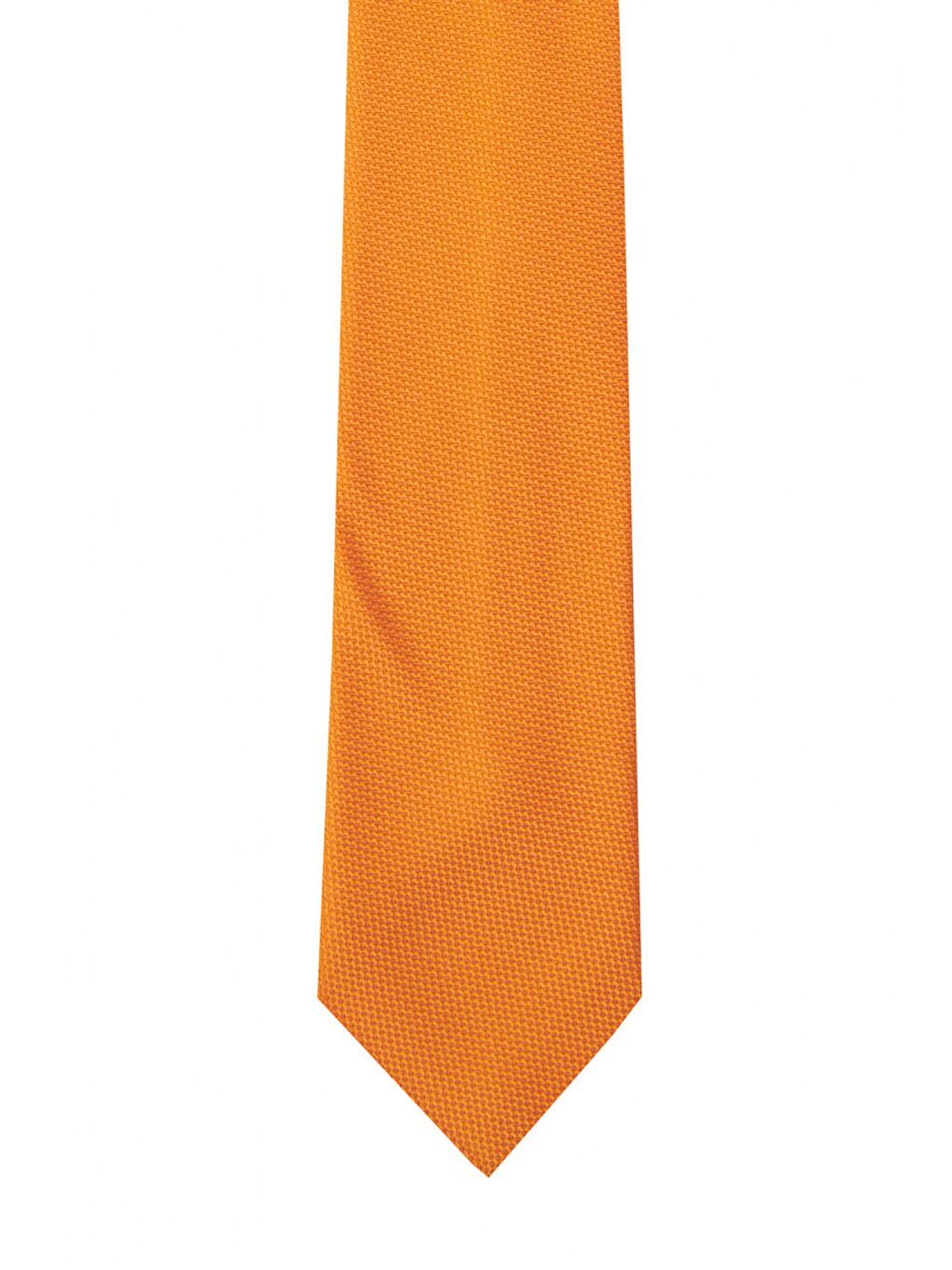 Erkek Turuncu Turuncu Nano Kravat-1