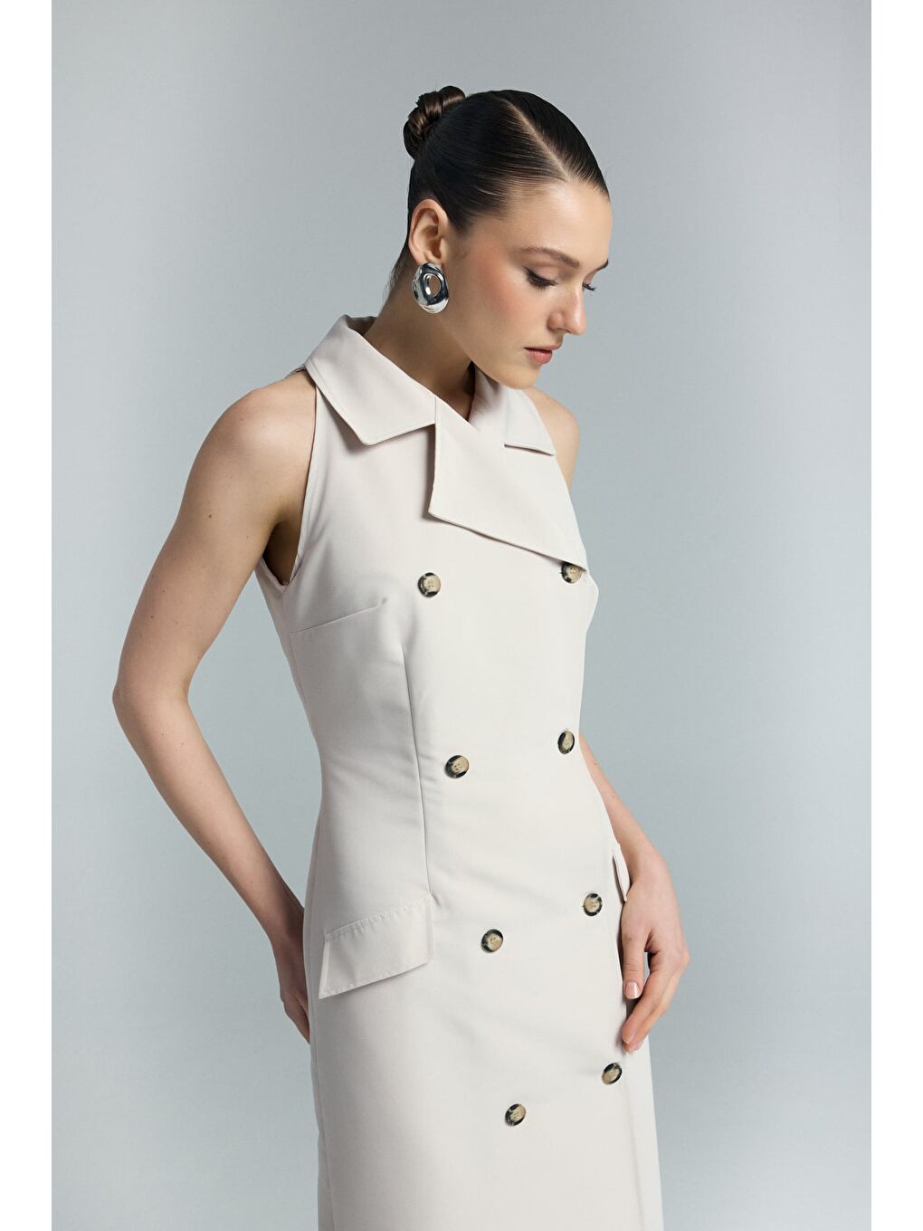 Jessi Elbise - Bej-4