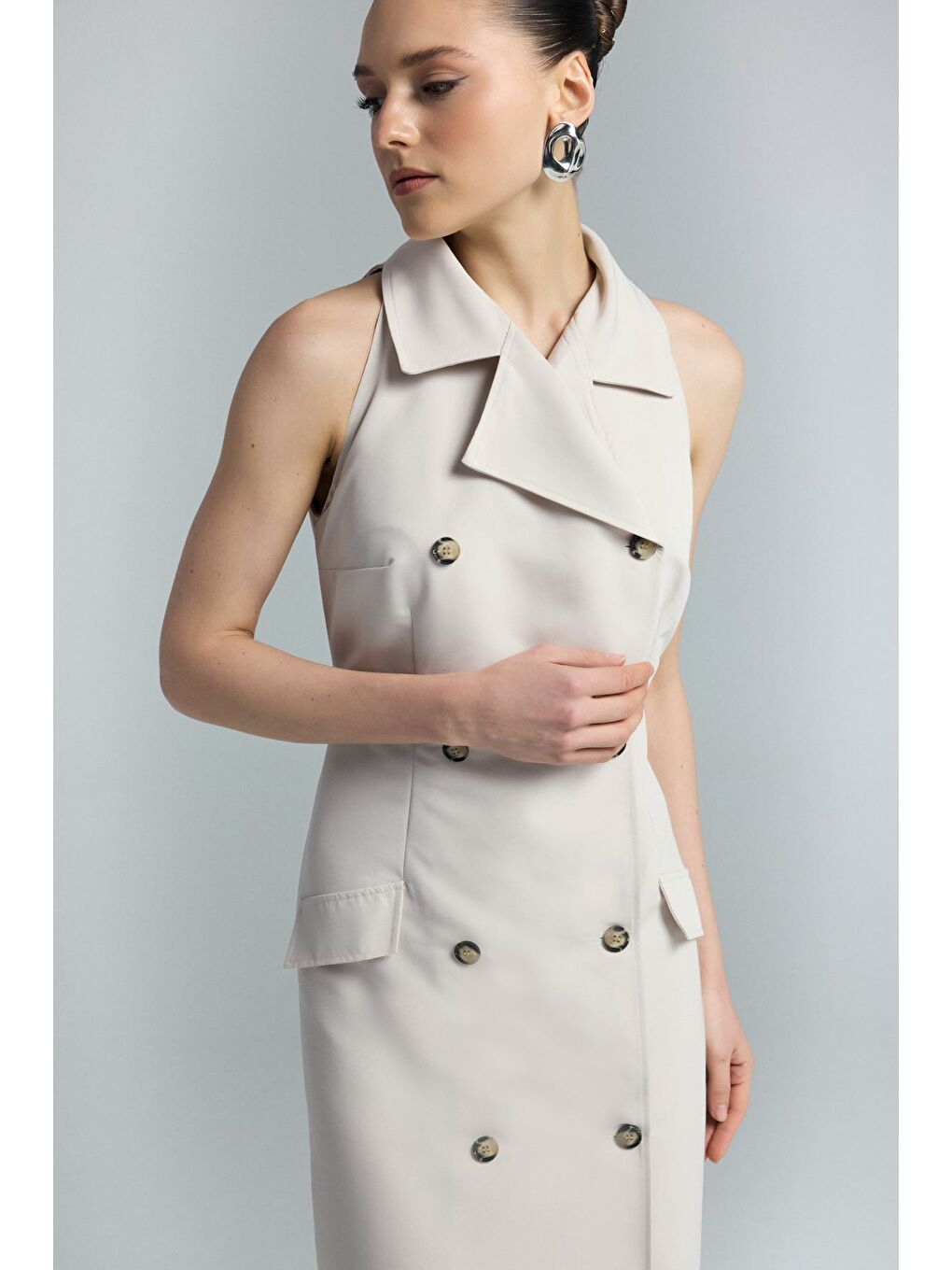 Jessi Elbise - Bej-5