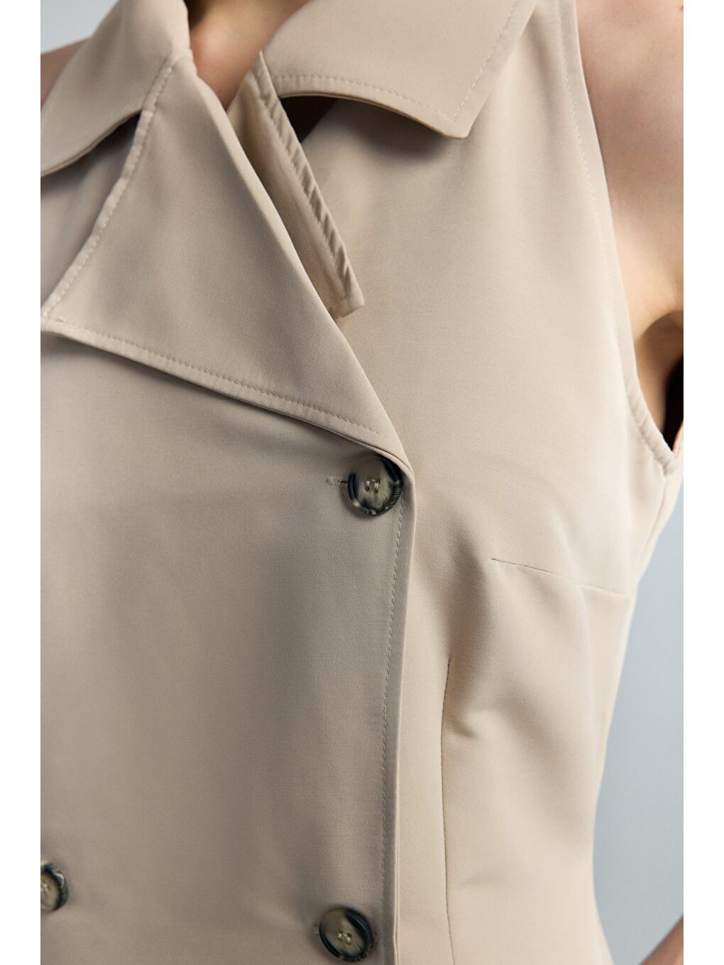 Kahverengi Jessi Elbise - Camel-6