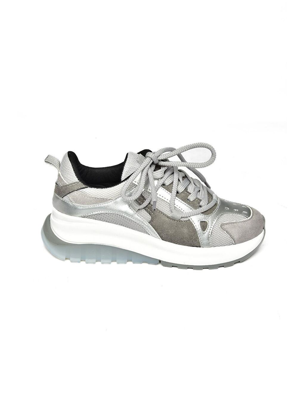 S9734131 Gri Kadın Sneakers-4