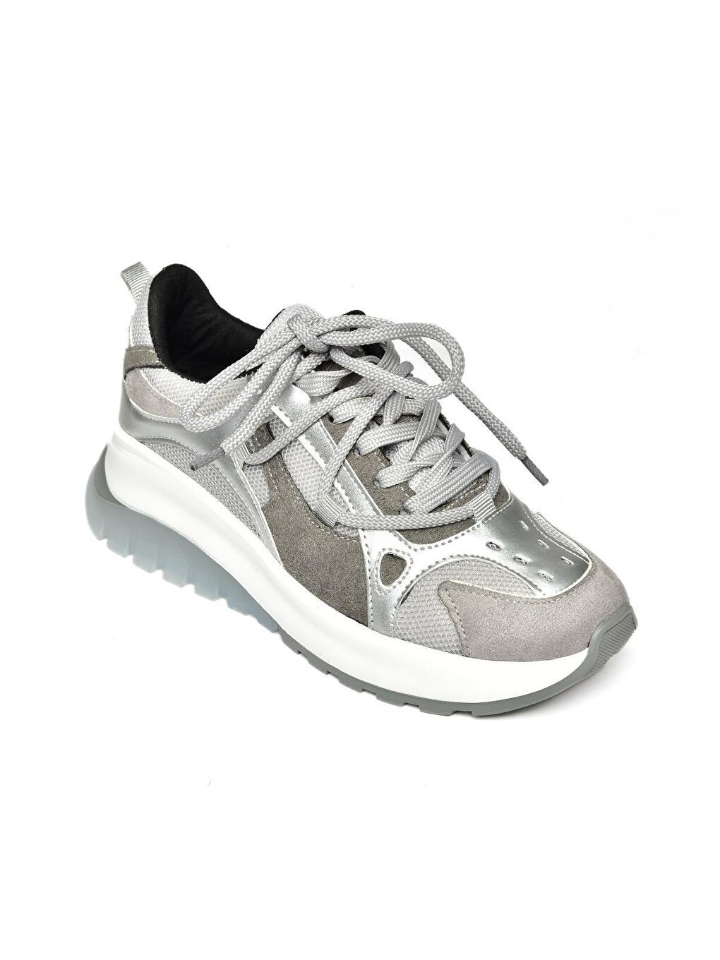 S9734131 Gri Kadın Sneakers-5