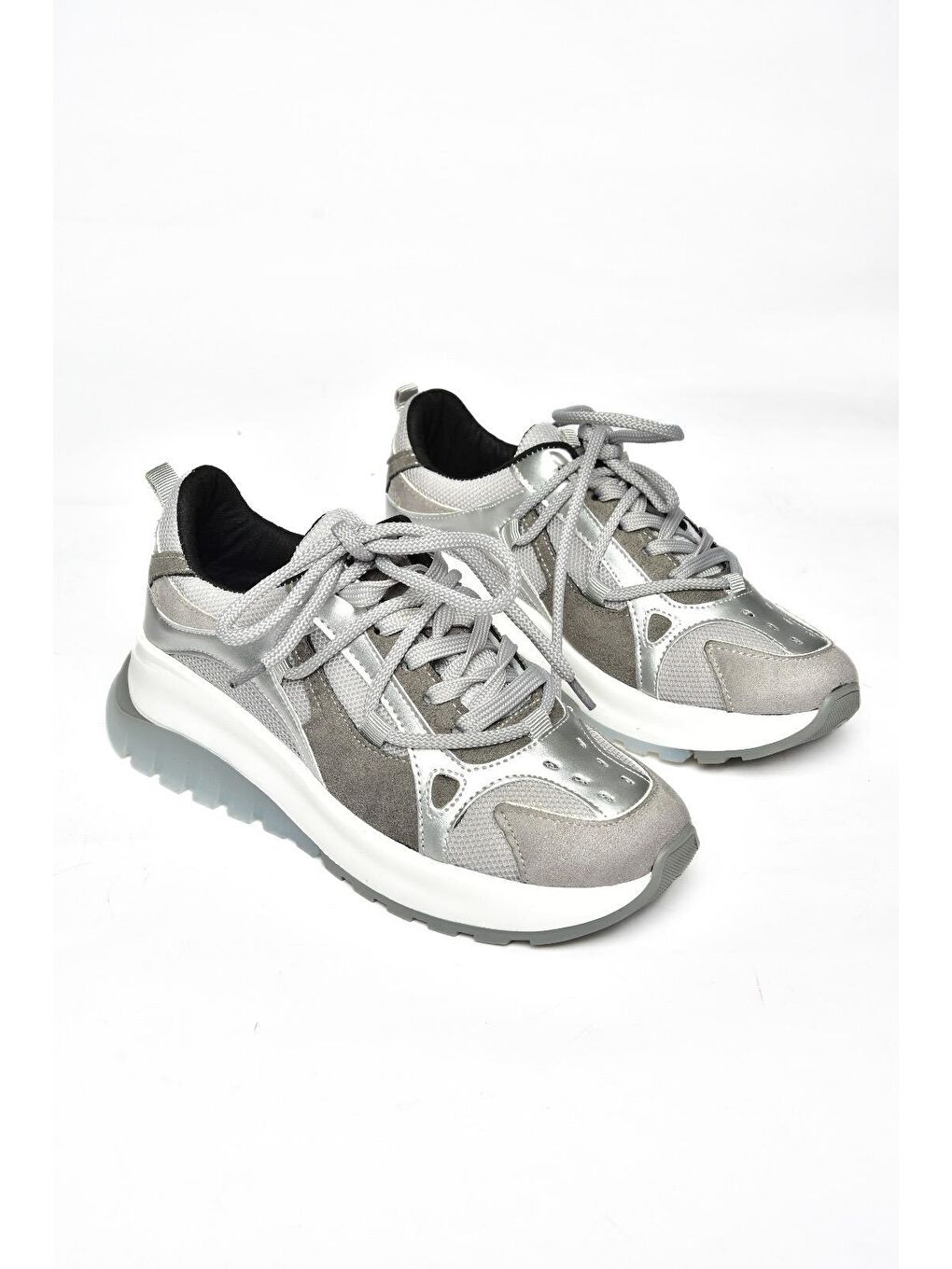 S9734131 Gri Kadın Sneakers-6