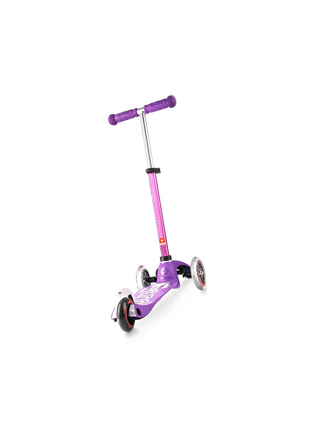 Micro Mor Mini Deluxe 3 Tekerlekli Scooter Purple - 1