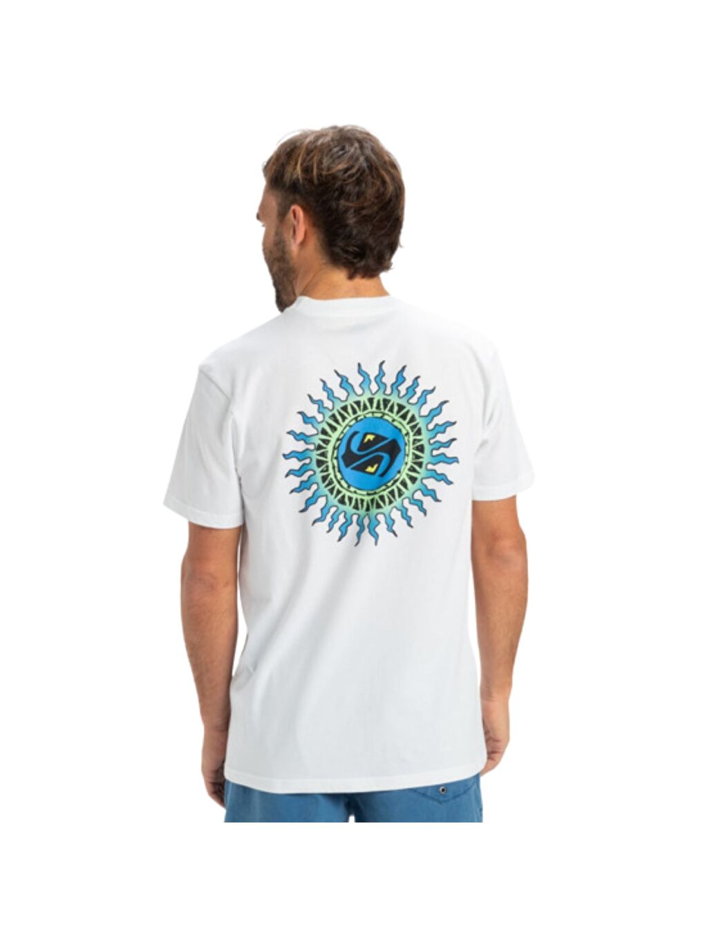 Ev Beach Blast Erkek Beyaz Tişört-3