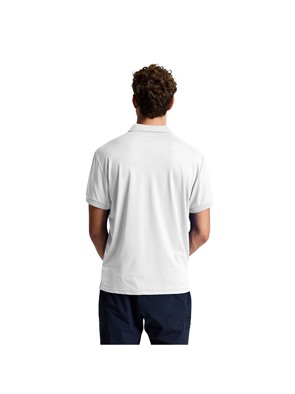 Tech Pique Polo Evo Erkek Beyaz Tişört-1