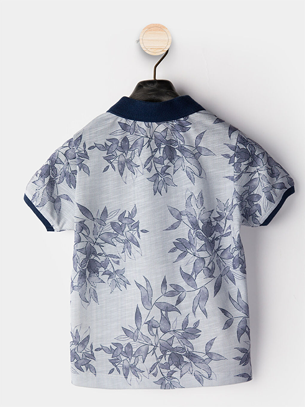 Lacivert Erkek Çocuk 3li Takım Polo Yaka T-Shirt Şort Takım-3