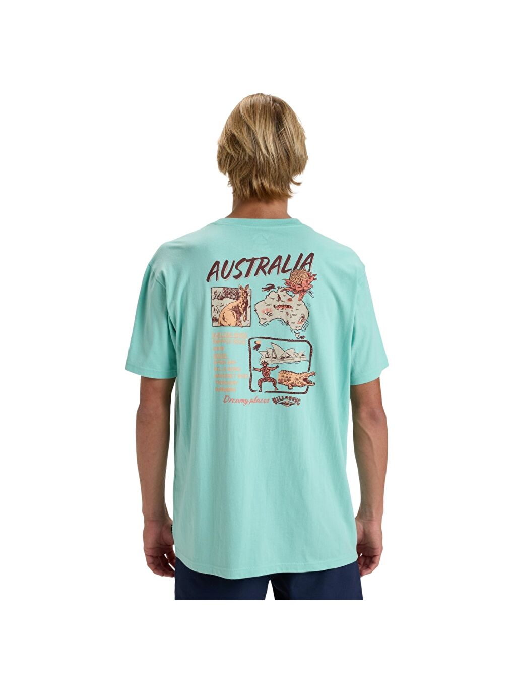 Dreamy Place Ss Erkek Yeşil Tişört-6