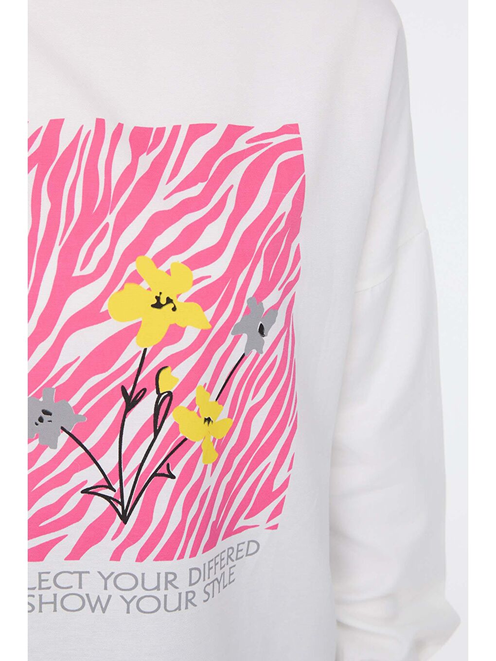 Bisiklet Yaka Kadın Ekru Tunik - 10812-4