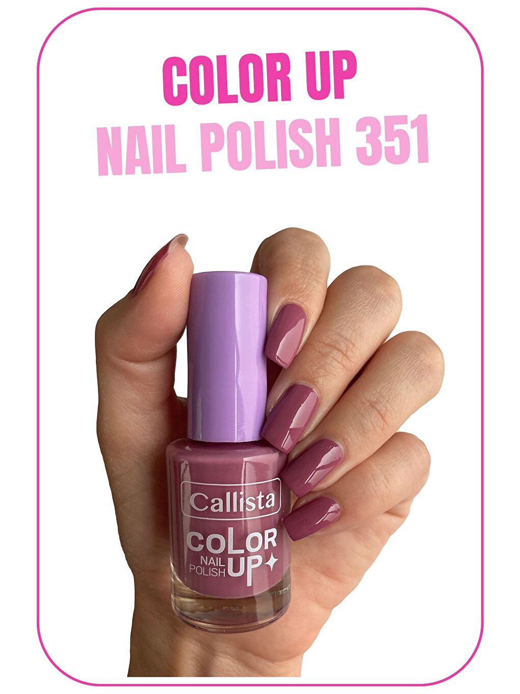 Callista Pembe Color Up Nail Polish Oje 351 Blueberry Cheesecake- Pembe