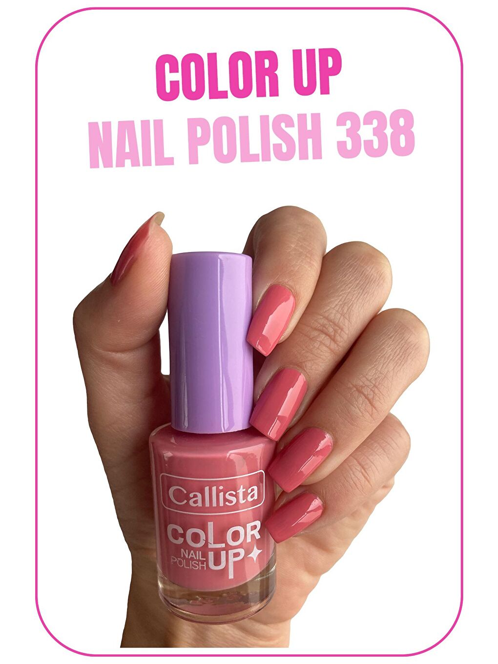 Callista Pembe Color Up Nail Polish Oje 338 Sugarcoat - Pembe