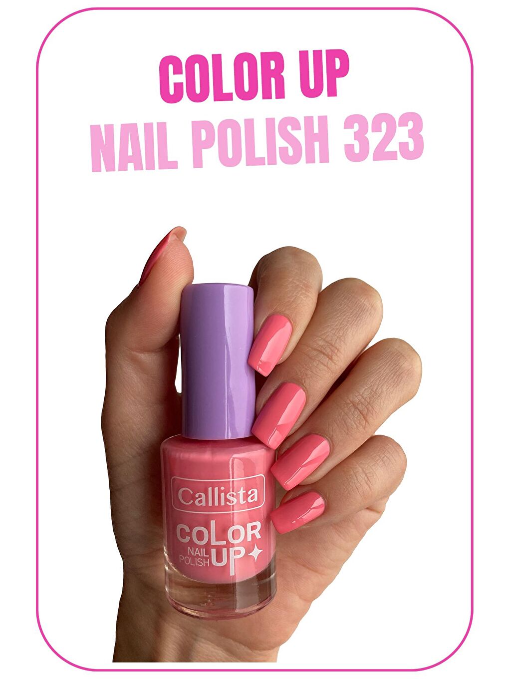 Callista Pembe Color Up Nail Polish Oje 323 On Wednesdays - Pembe