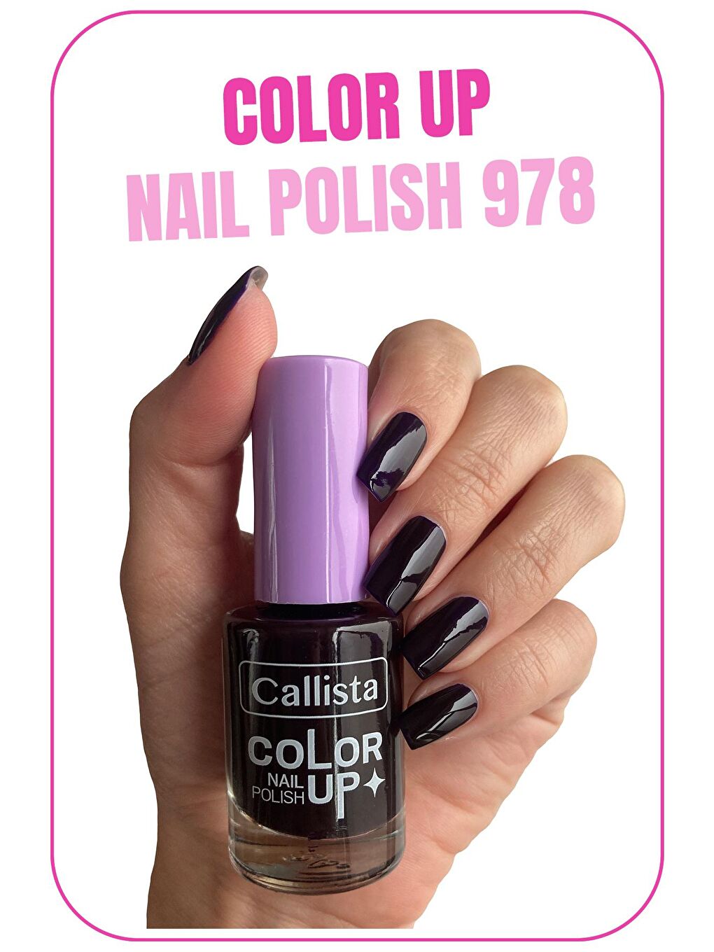 Callista Mor Color Up Nail Polish Oje 978 Mamba Bite - Mor