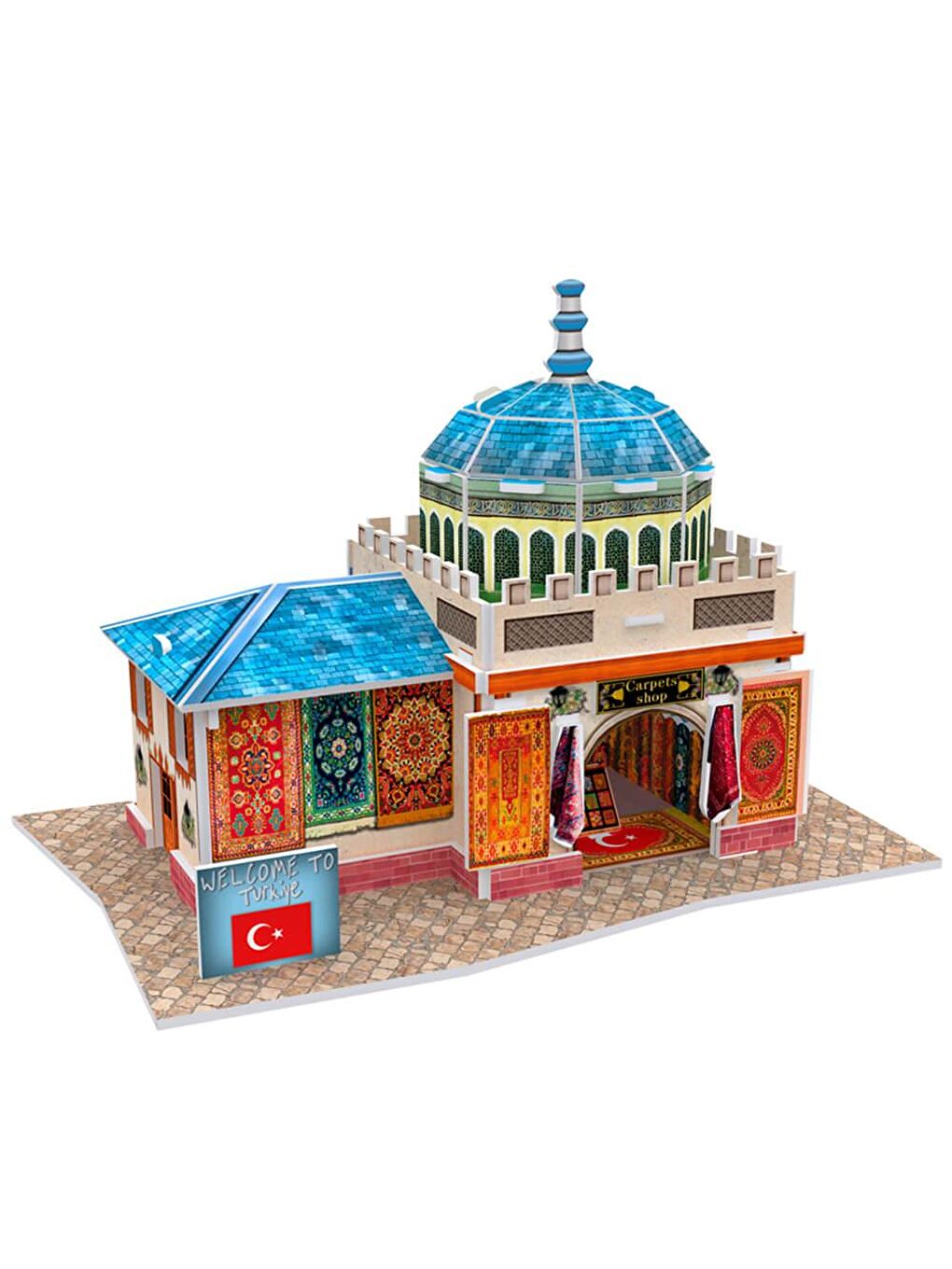 Cubic Fun Karışık 3D 26 Parça Puzzle Türk Halı Mağazası - 1