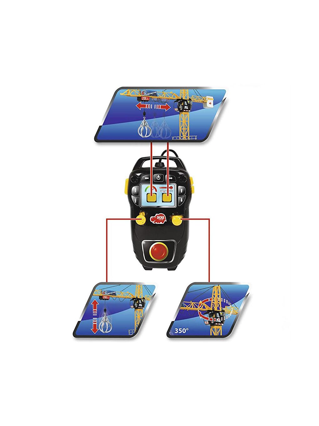 Uzaktan Kumandalı Vinç Kulesi 120 Cm-1