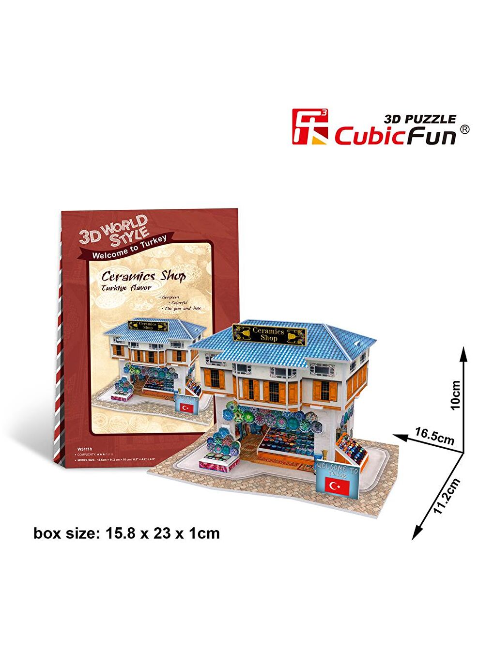 3D 25 Parça Puzzle Türk Seramik Mağazası-2